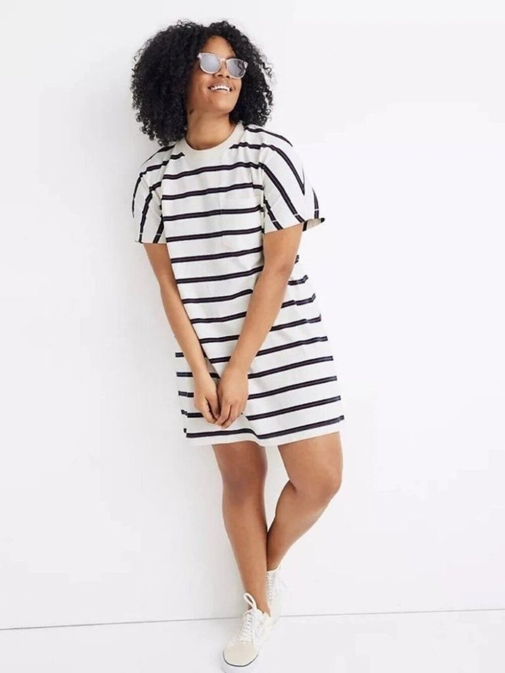Madewell Tomboy Pocket Tee Shirt Dress